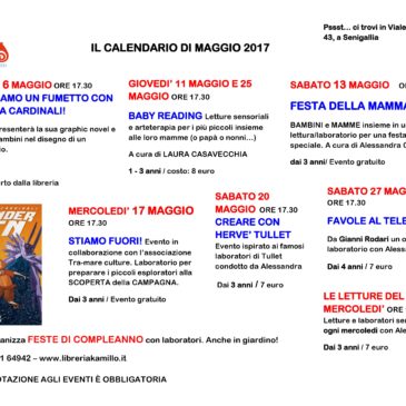 Gli eventi di Kamillo: il calendario di maggio