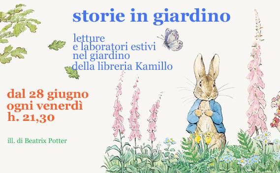 Da venerdì 28 giugno: Storie in giardino!