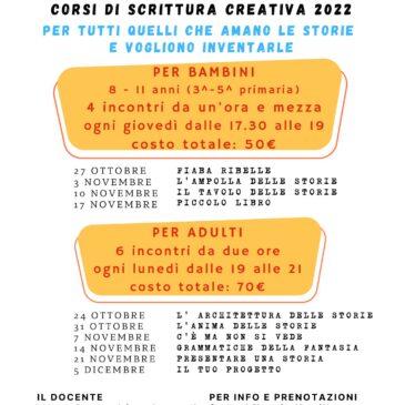 Corsi di scrittura per bambini e adulti