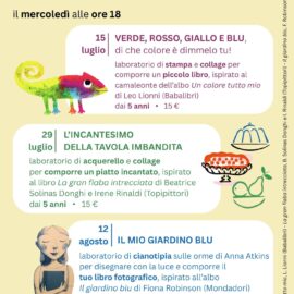 DI TUTTI I COLORI – laboratori di disegno, acquerello, collage e cianotipia a cura di Monica Monachesi
